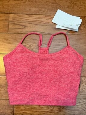Bombshell Sportswear Pink Longline Sports Bra NWT